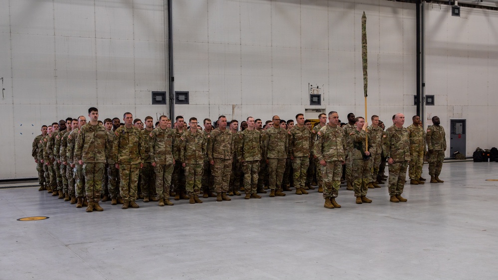 1st Combat Aviation Brigade Colors Casing Ceremony