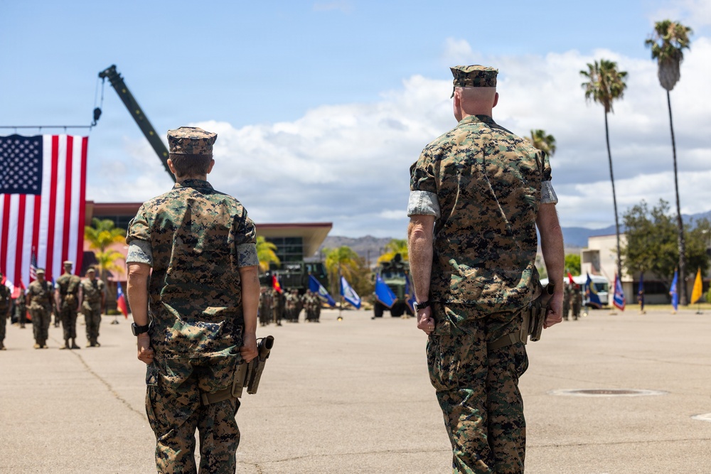 Combat Logistics Battalion 15 conducts change of command ceremony