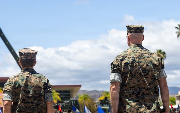 Combat Logistics Battalion 15 conducts change of command ceremony