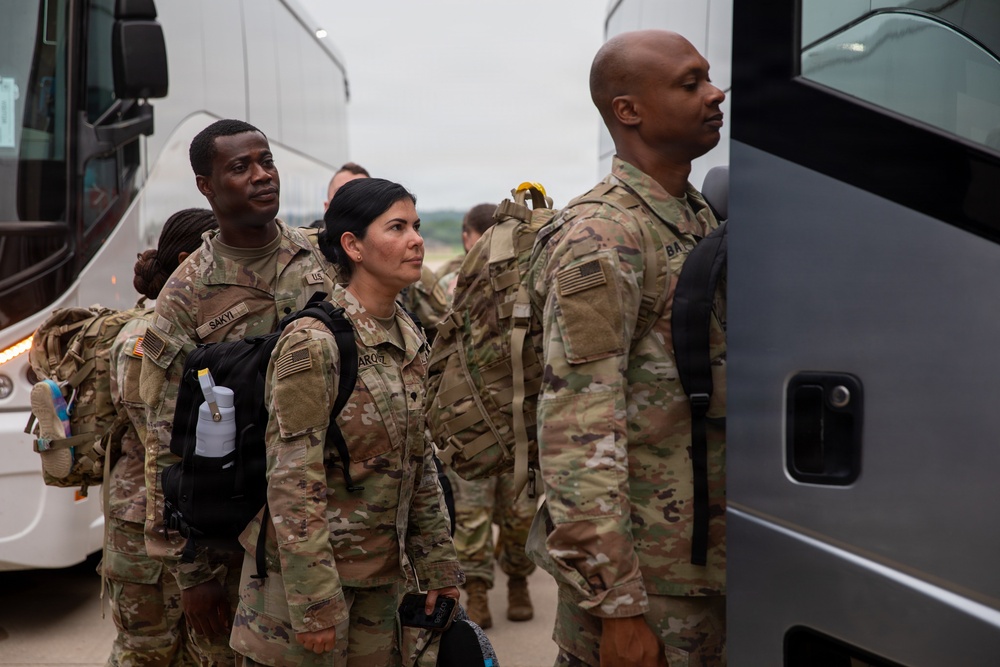 1st Combat Aviation Brigade Colors Casing Ceremony