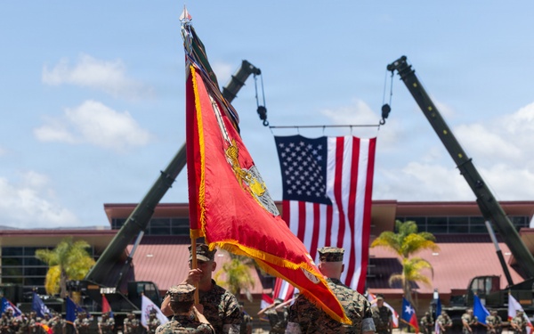 Combat Logistics Battalion 15 conducts change of command ceremony