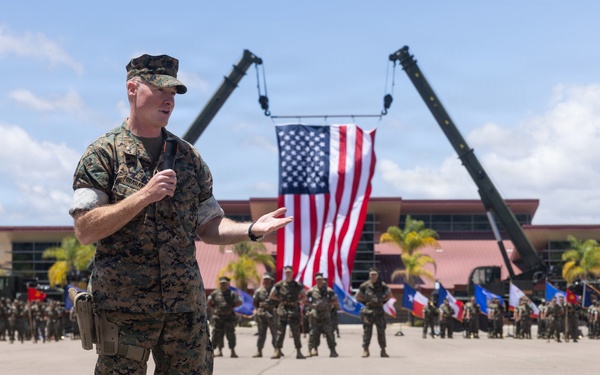 Combat Logistics Battalion 15 conducts change of command ceremony