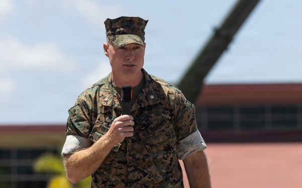 Combat Logistics Battalion 15 conducts change of command ceremony