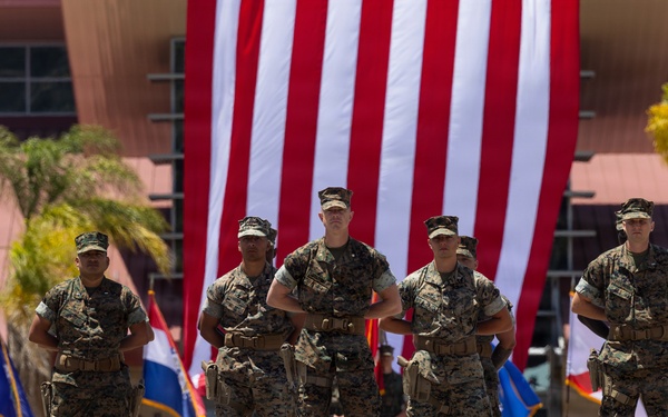 Combat Logistics Battalion 15 conducts change of command ceremony