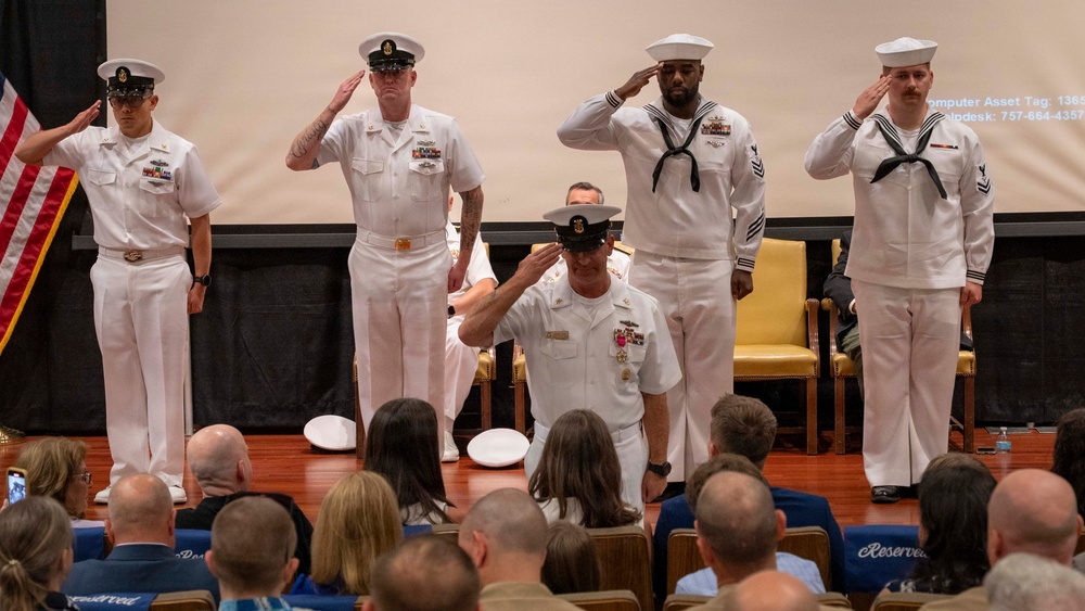 Fleet Command Master Chief Jason S. Avin retirement after 30-years of dedicated and honorable service