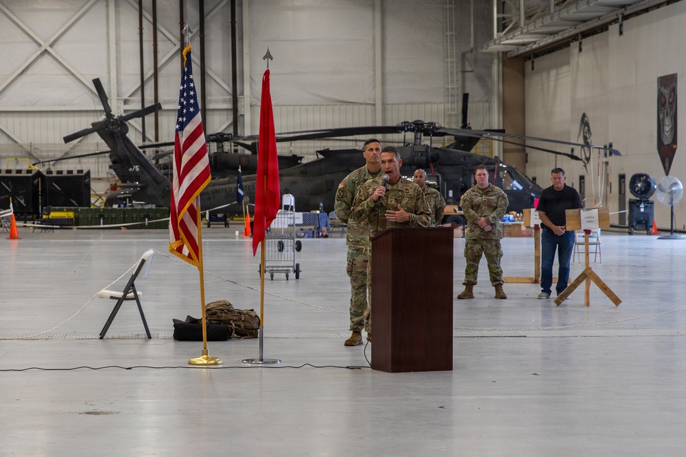 1st Combat Aviation Brigade Colors Casing Ceremony