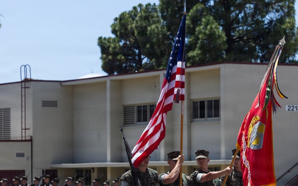 Combat Logistics Battalion 15 conducts change of command ceremony