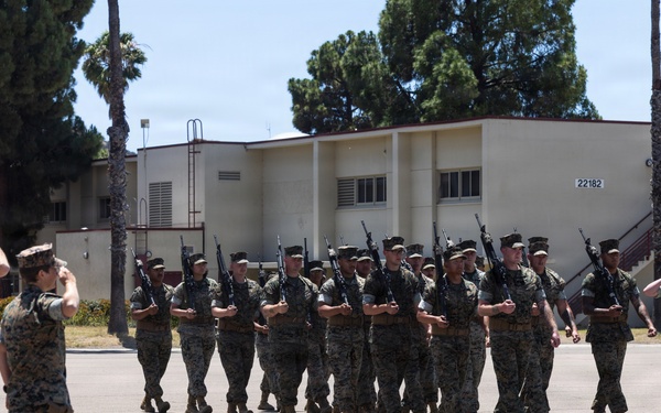 Combat Logistics Battalion 15 conducts change of command ceremony