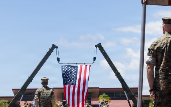 Combat Logistics Battalion 15 conducts change of command ceremony