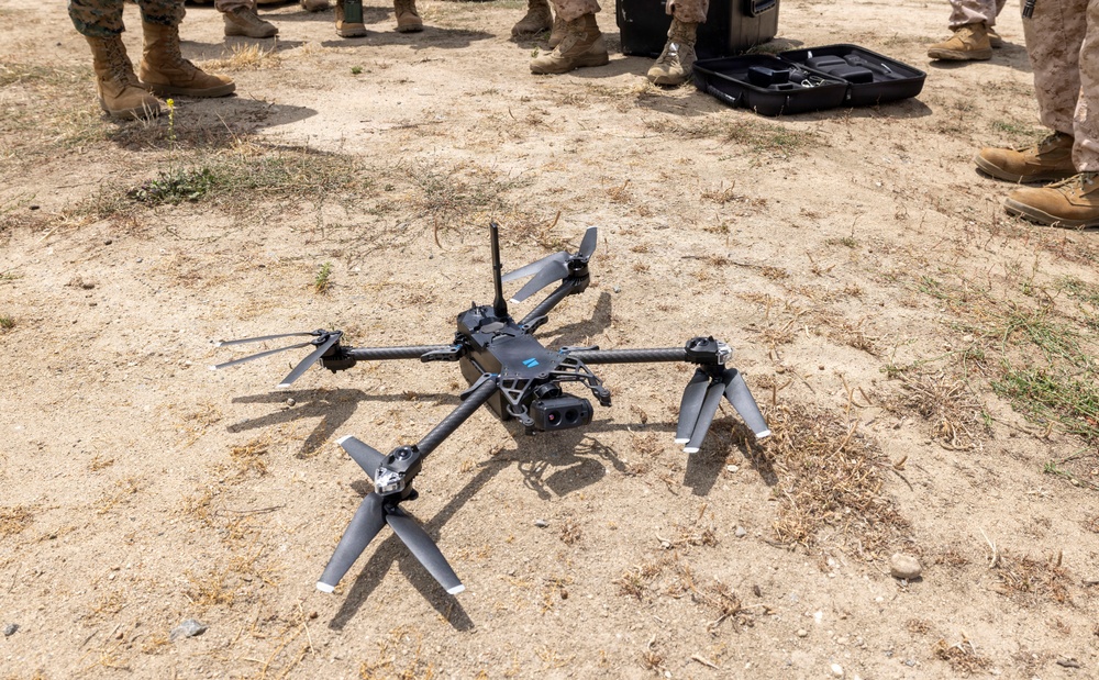 1st MLG Marines conducts s-UAS training during field exercise