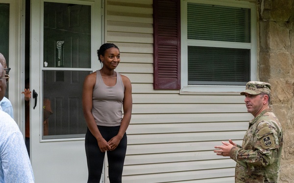 Putting community first: Fort Leonard Wood leaders hit the pavement to hear directly from on-post residents during walking town hall