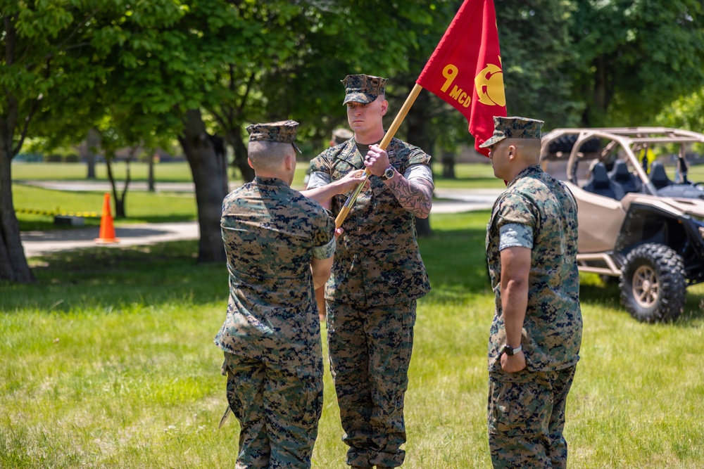 9MCD Headquarters Company Change of Command