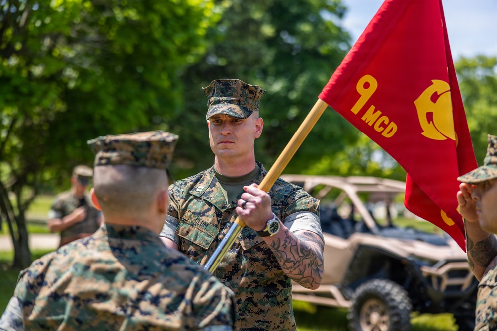 9MCD Headquarters Company Change of Command