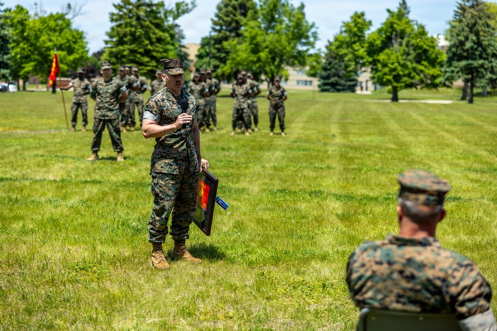 9MCD Headquarters Company Change of Command