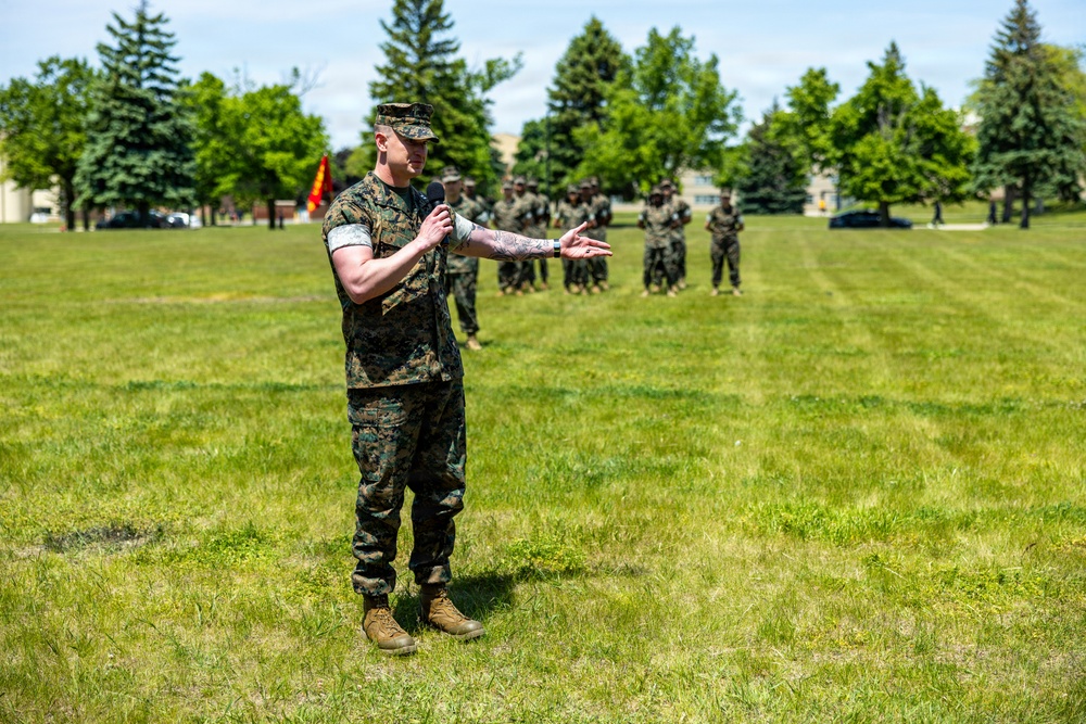9MCD Headquarters Company Change of Command