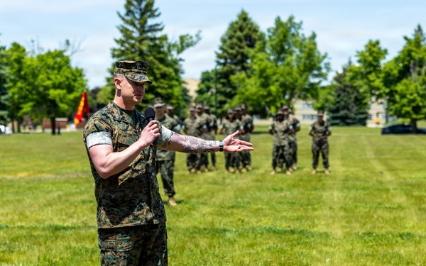 9MCD Headquarters Company Change of Command