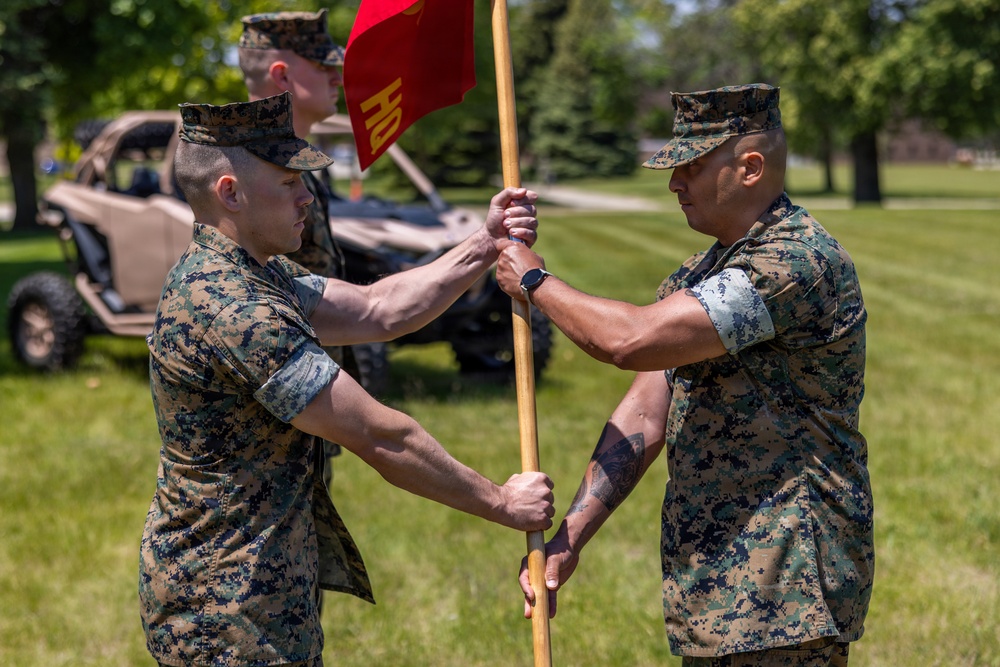 9MCD Headquarters Company Change of Command