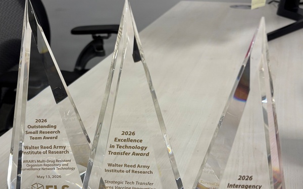 WRAIR wins 3 awards from the Federal Laboratory Consortium for Technology Transfer