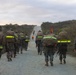 H&amp;S Bn. Marines and Sailors participate in a 5k conditioning hike