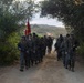 H&amp;S Bn. Marines and Sailors participate in a 5k conditioning hike