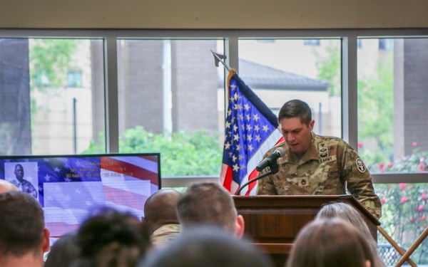 Fort Campbell SRU Conducts Memorial Garden Rededication