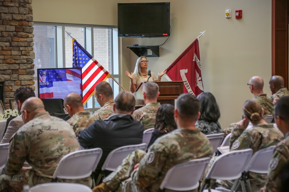Fort Campbell SRU Conducts Memorial Garden Rededication