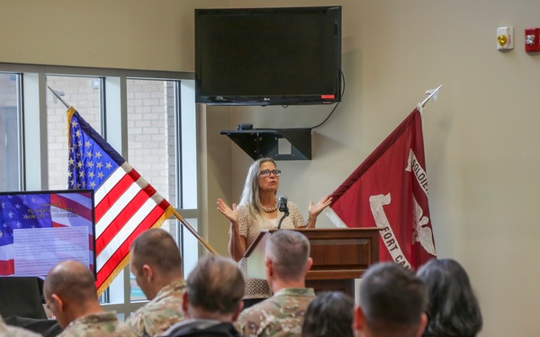 Fort Campbell SRU Conducts Memorial Garden Rededication