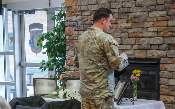 Fort Campbell SRU Conducts Memorial Garden Rededication