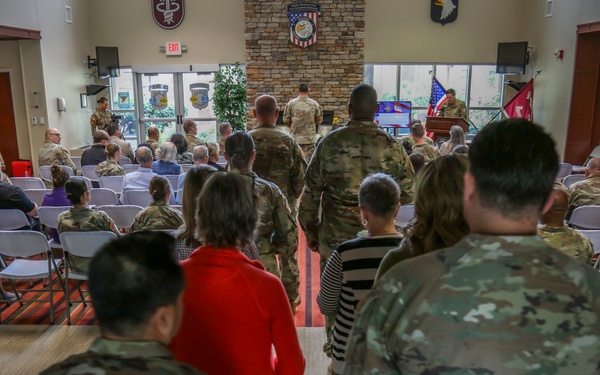 Fort Campbell SRU Conducts Memorial Garden Rededication