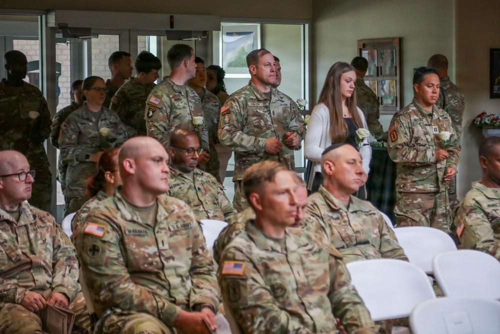 Fort Campbell SRU Conducts Memorial Garden Rededication