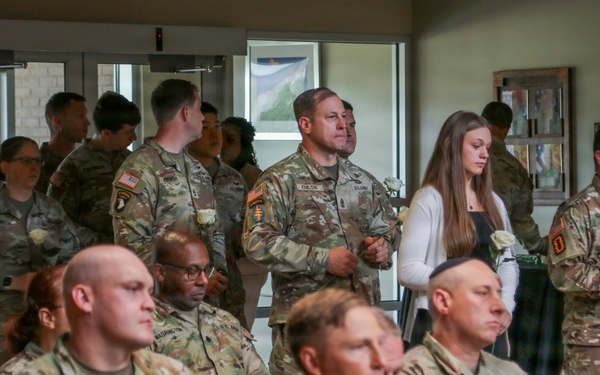 Fort Campbell SRU Conducts Memorial Garden Rededication