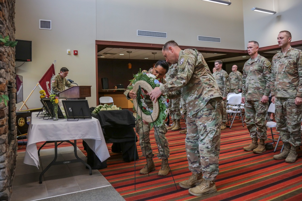 Fort Campbell SRU Conducts Memorial Garden Rededication