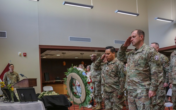 Fort Campbell SRU Conducts Memorial Garden Rededication