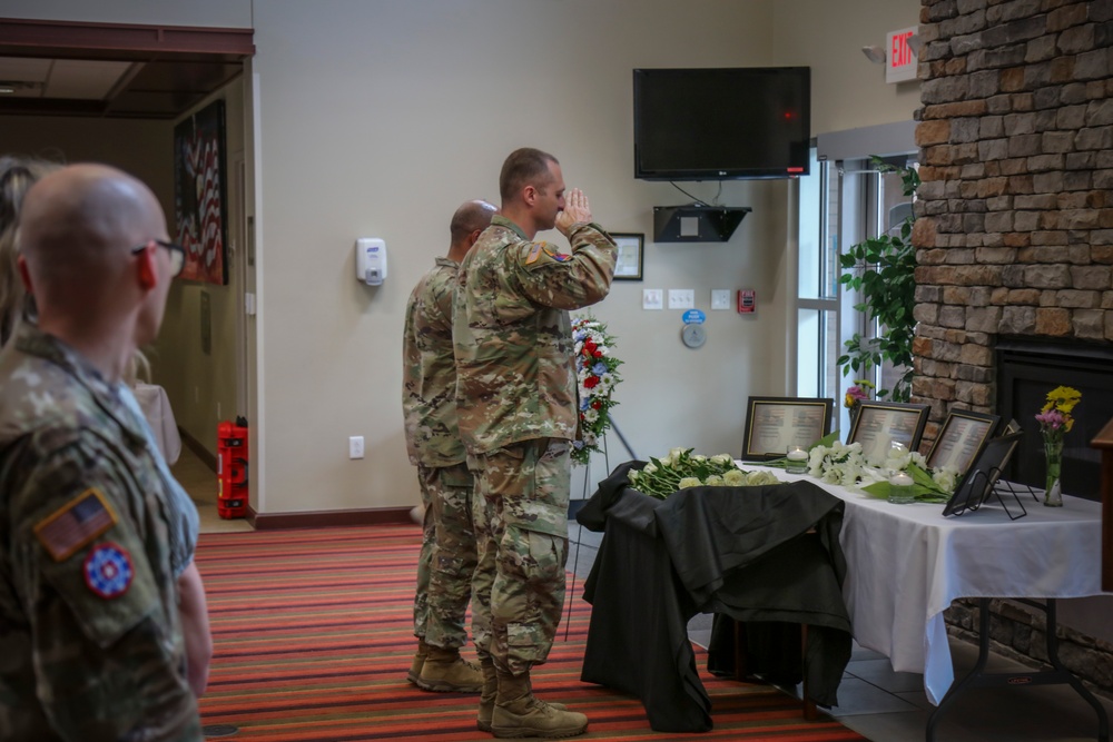 Fort Campbell SRU Conducts Memorial Garden Rededication