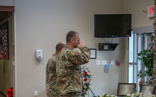 Fort Campbell SRU Conducts Memorial Garden Rededication