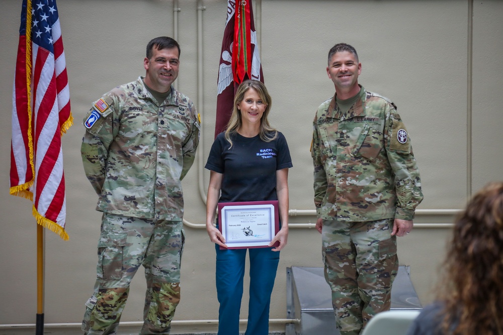 BACH Hosts Commander's Awards Ceremony