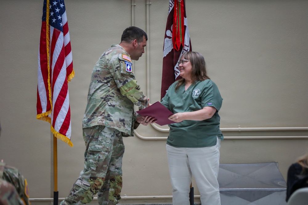 BACH Hosts Commander's Awards Ceremony