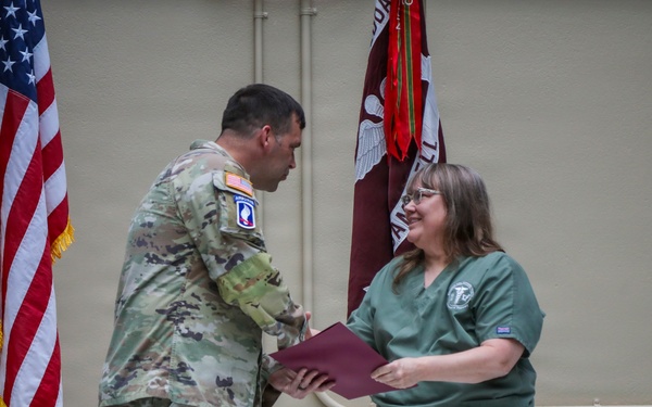 BACH Hosts Commander's Awards Ceremony