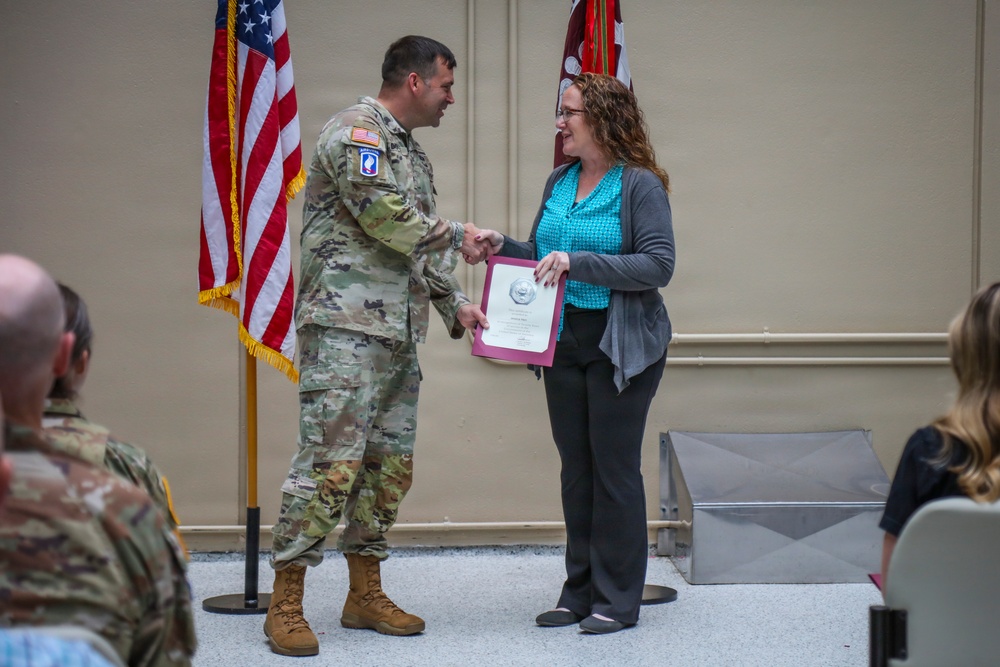 BACH Hosts Commander's Awards Ceremony