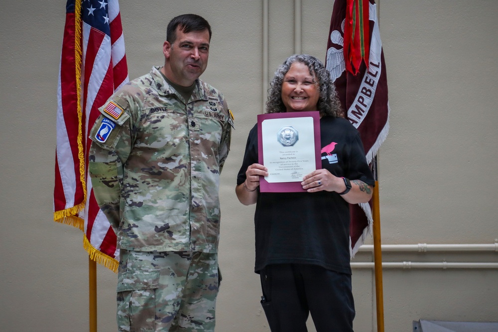 BACH Hosts Commander's Awards Ceremony