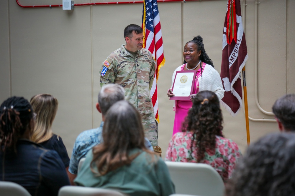 BACH Hosts Commander's Awards Ceremony