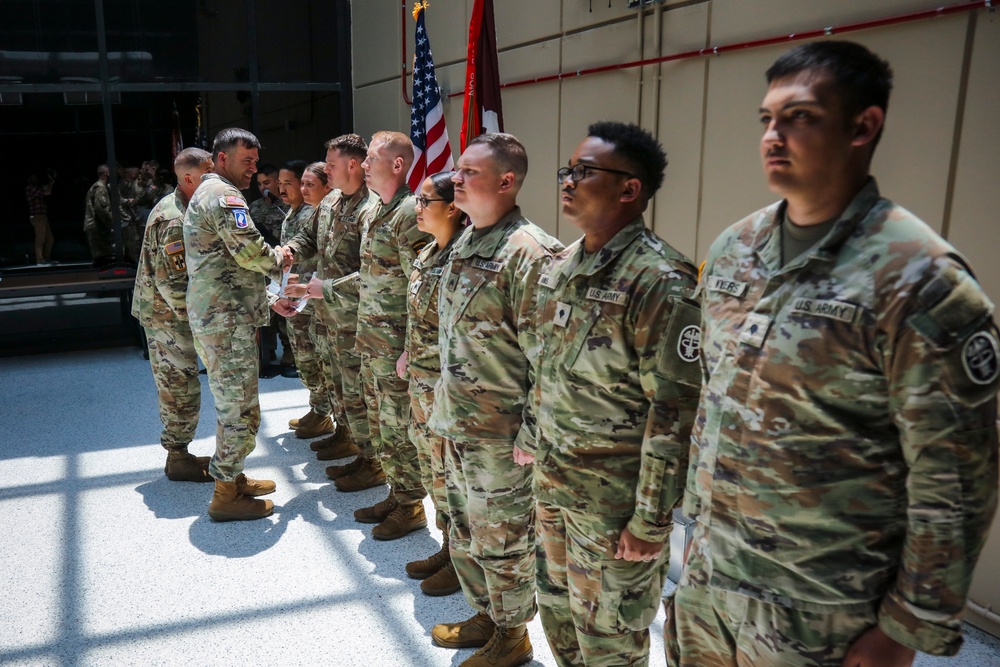 BACH Hosts Commander's Awards Ceremony