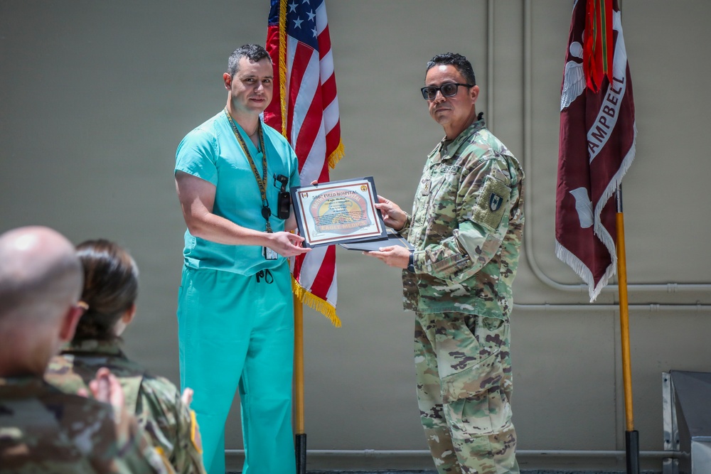 BACH Hosts Commander's Awards Ceremony