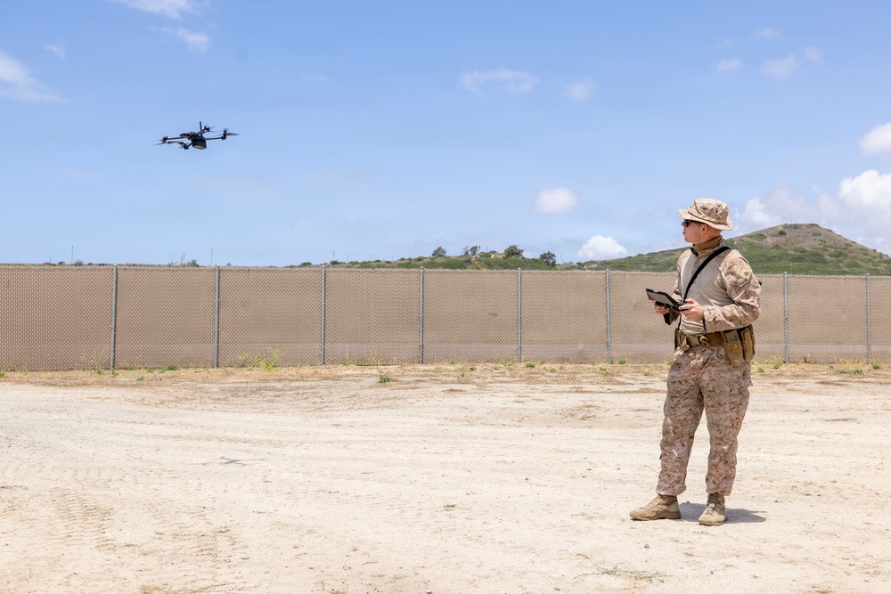 1st MLG Marines conducts s-UAS training during field exercise