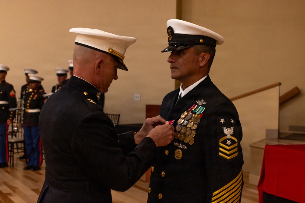 Former 3rd MAW Command Master Chief Peter Torres retires after 34 years of service