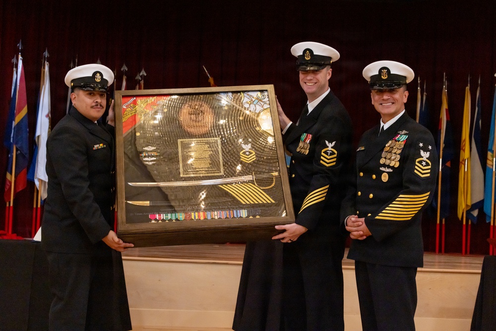 Former 3rd MAW Command Master Chief Peter Torres retires after 34 years of service