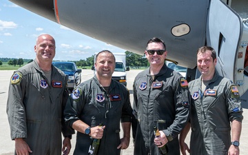 Lt. Cols. Rodgers and Smith Complete Final Flight Together