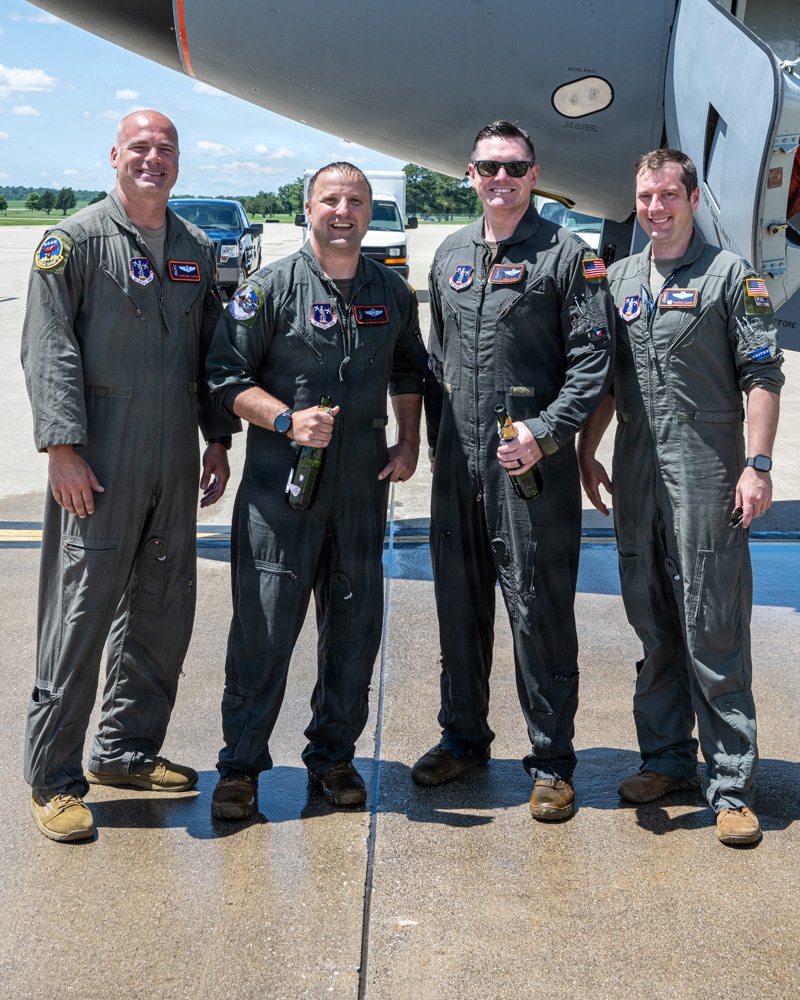 Lt. Cols. Rodgers and Smith Complete Final Flight Together