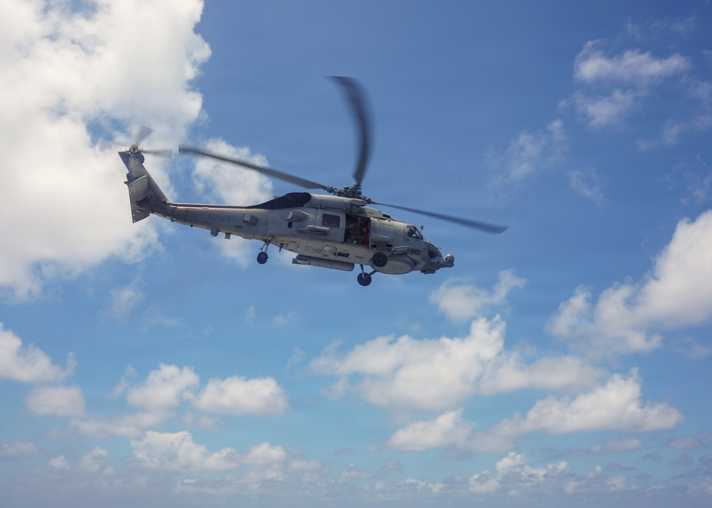 USS Cooperstown (LCS 23) conducts daily operations