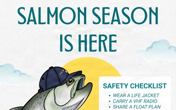 Coast Guard Northern California salmon fishing safety graphic